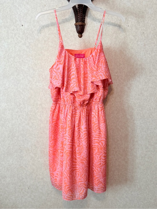 Lilly Pulitzer Dresses & Skirts - Lilly Pulitzer for Target Coral Pink Ruffle Sundress XL Tropical Resort Dress